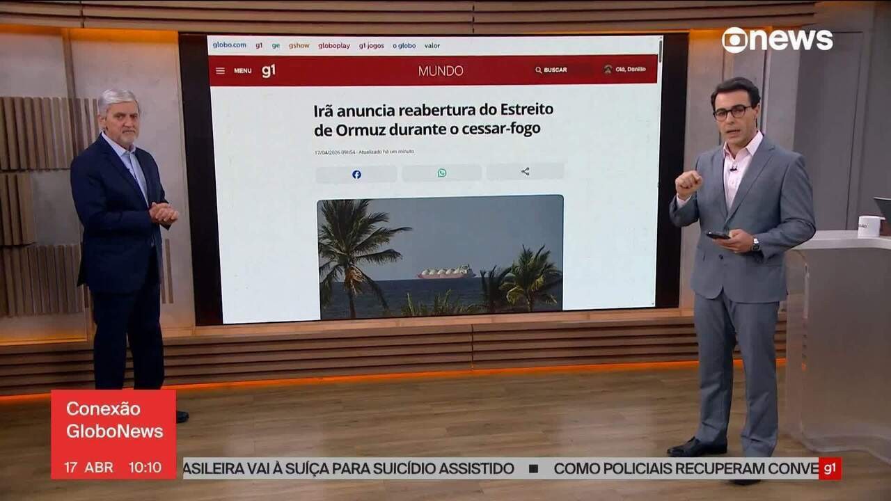 Irã anuncia reabertura do Estreito de Ormuz durante o cessar-fogo